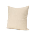 Jenner Cream Cotton Linen Blend Square Pillow Cover w/Filler, Set of 2 by Mercana at Eve Furniture