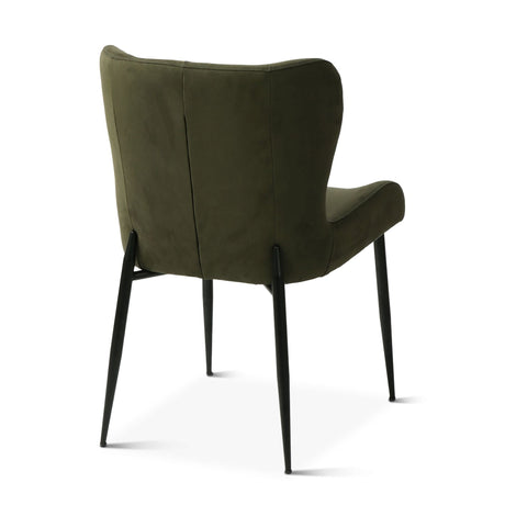 Jennifer 20" Dining Chair in Green Eco Suede by Home Trends & Design at Eve Furniture