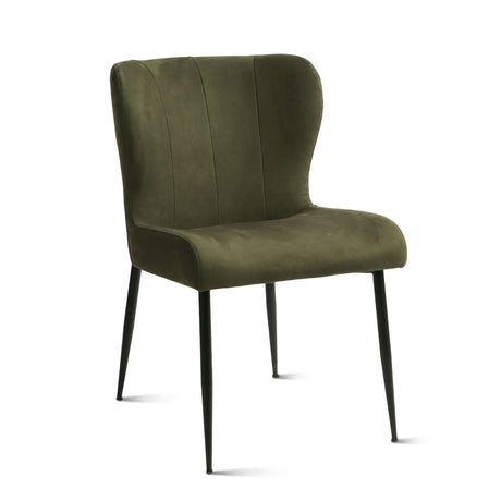 Jennifer 20" Dining Chair in Green Eco Suede by Home Trends & Design at Eve Furniture