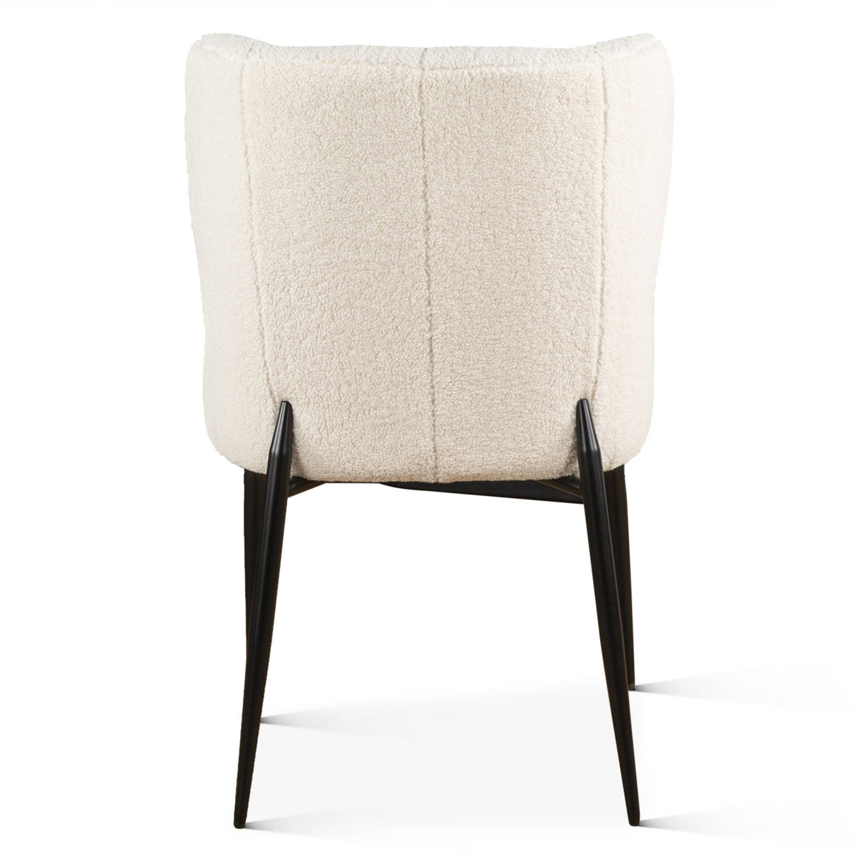 Jennifer 20" Dining Chair in White Boucle by Home Trends & Design at Eve Furniture