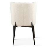 Jennifer 20" Dining Chair in White Boucle by Home Trends & Design at Eve Furniture