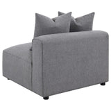 Jennifer 6-Piece Tight Seat Modular Sectional Gray