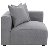 Jennifer 6-Piece Tight Seat Modular Sectional Gray