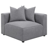 Jennifer 6-Piece Tight Seat Modular Sectional Gray