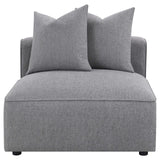 Jennifer 6-Piece Tight Seat Modular Sectional Gray