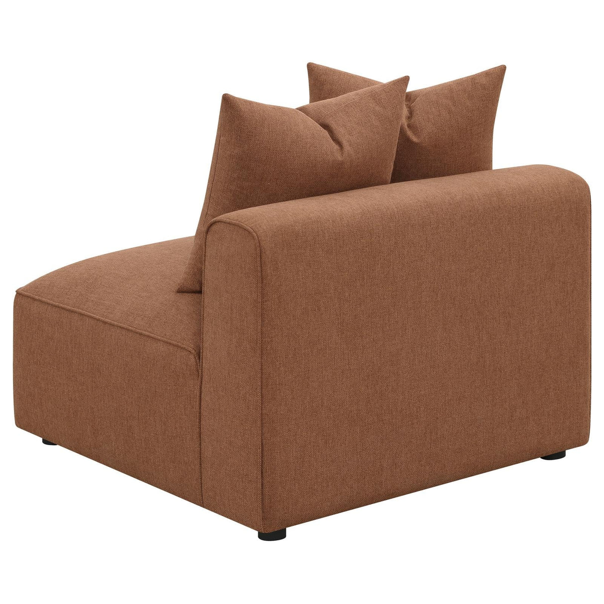 Jennifer 6-Piece Upholstered Modular Sectional Terracotta