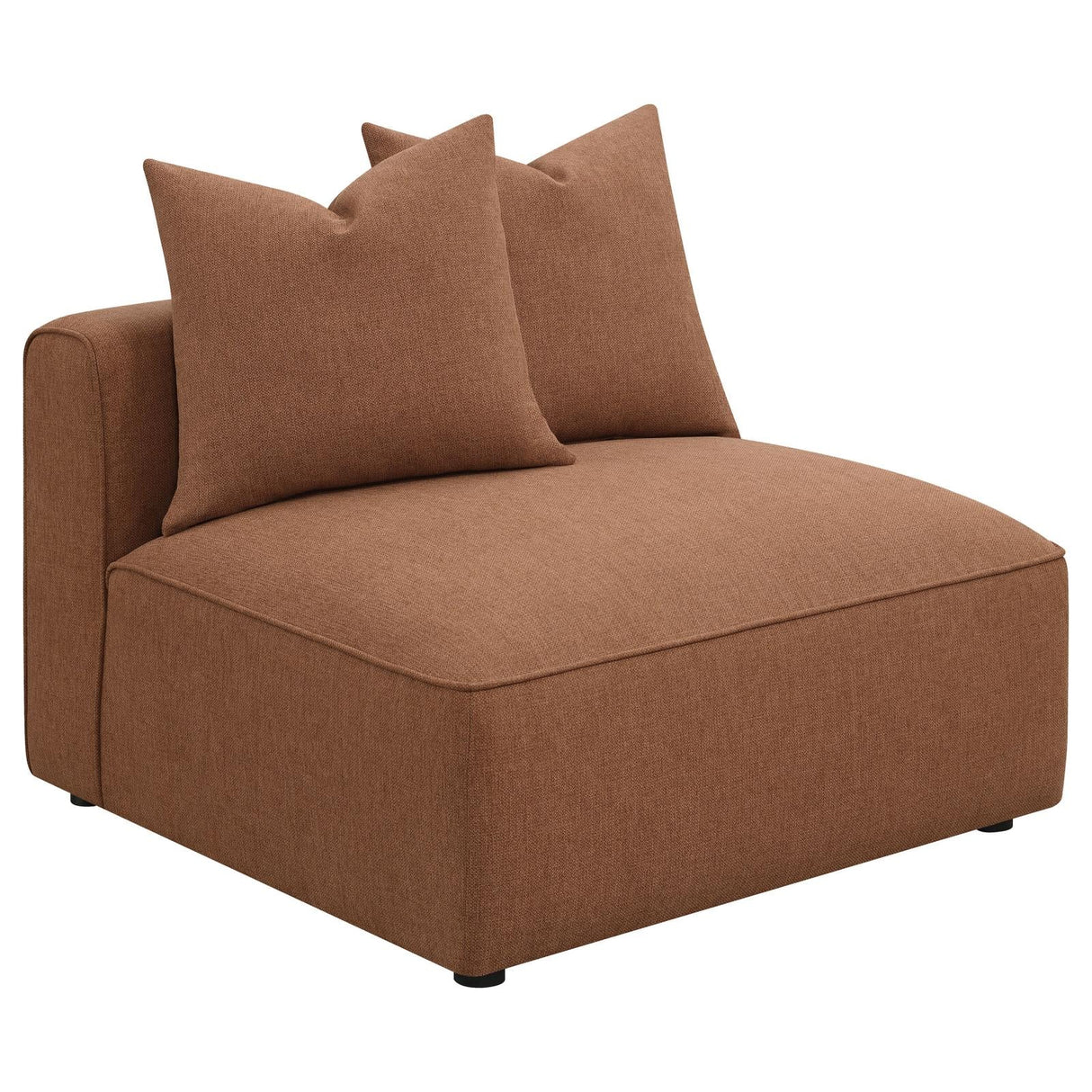 Jennifer 6-Piece Upholstered Modular Sectional Terracotta