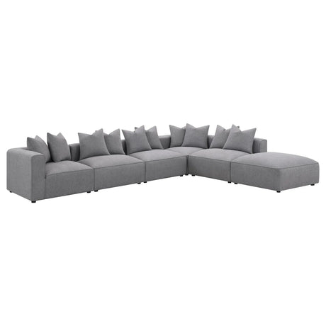 Jennifer Gray 6-Piece Tight Seat Modular Sectional by Coaster at Eve Furniture