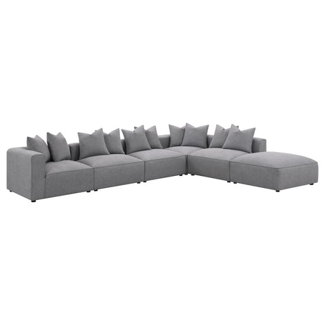 Jennifer Gray 6-Piece Tight Seat Modular Sectional by Coaster at Eve Furniture