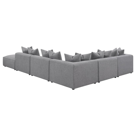 Jennifer Gray 6-Piece Tight Seat Modular Sectional by Coaster at Eve Furniture