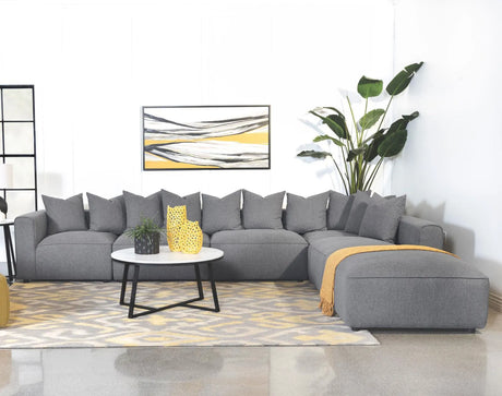 Jennifer Gray 6-Piece Tight Seat Modular Sectional by Coaster at Eve Furniture