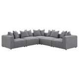 Jennifer Gray Tight Seat Armless Chair by Coaster at Eve Furniture