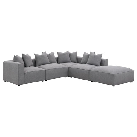 Jennifer Gray Tight Seat Armless Chair by Coaster at Eve Furniture