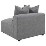 Jennifer Gray Tight Seat Armless Chair by Coaster at Eve Furniture