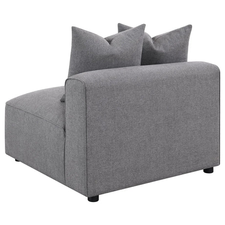 Jennifer Gray Tight Seat Armless Chair by Coaster at Eve Furniture
