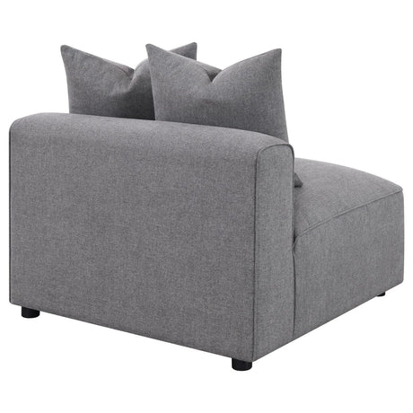 Jennifer Gray Tight Seat Armless Chair by Coaster at Eve Furniture