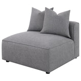 Jennifer Gray Tight Seat Armless Chair by Coaster at Eve Furniture