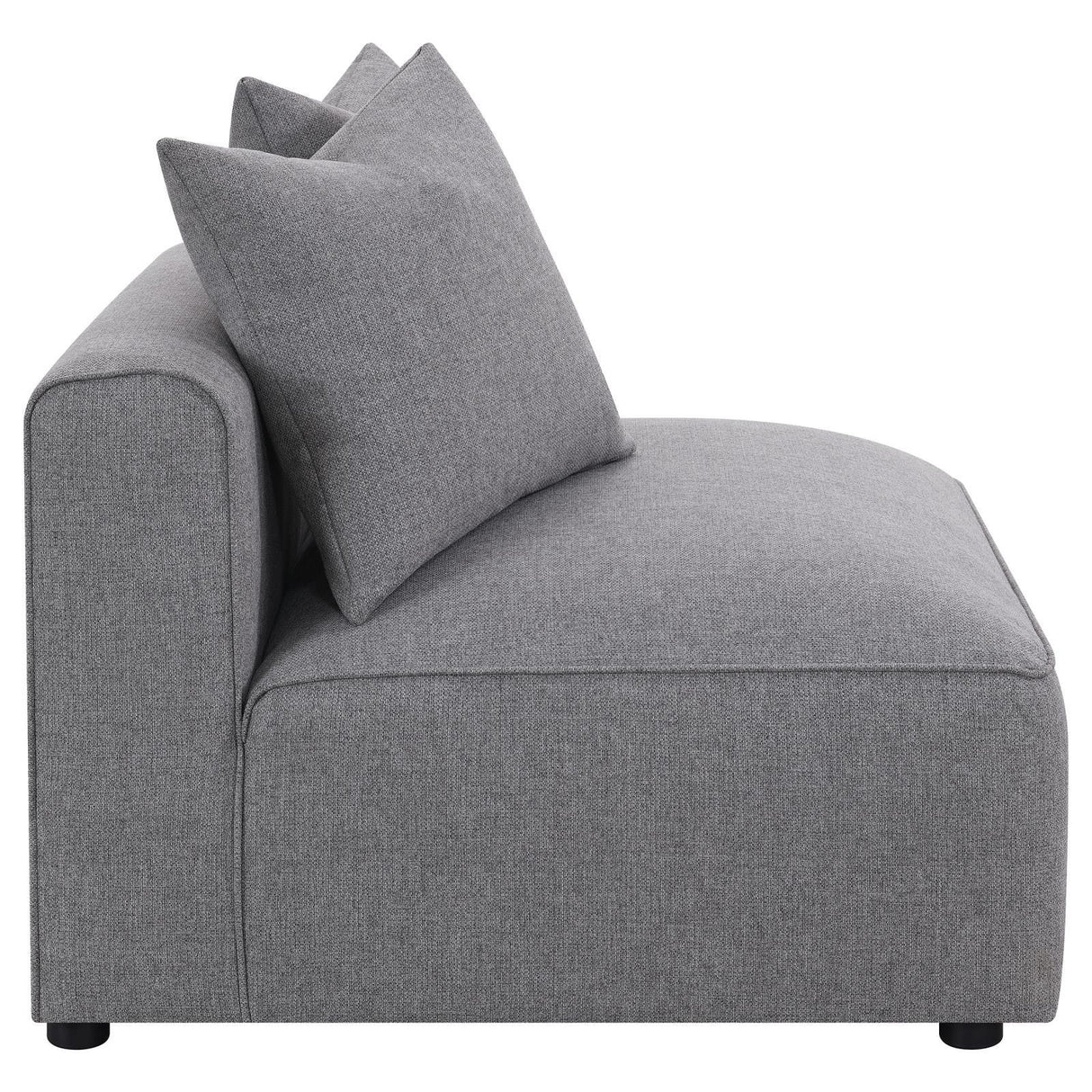 Jennifer Gray Tight Seat Armless Chair by Coaster at Eve Furniture