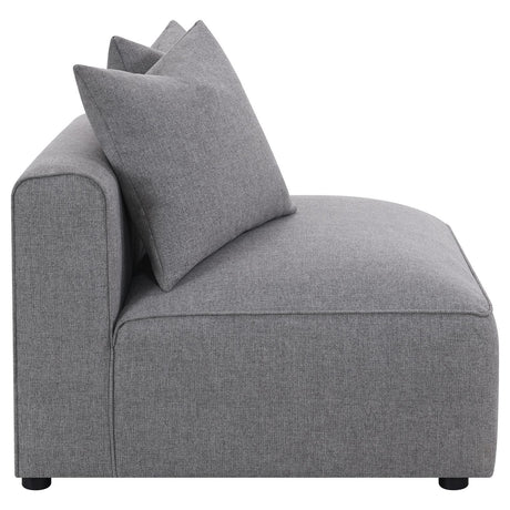 Jennifer Gray Tight Seat Armless Chair by Coaster at Eve Furniture