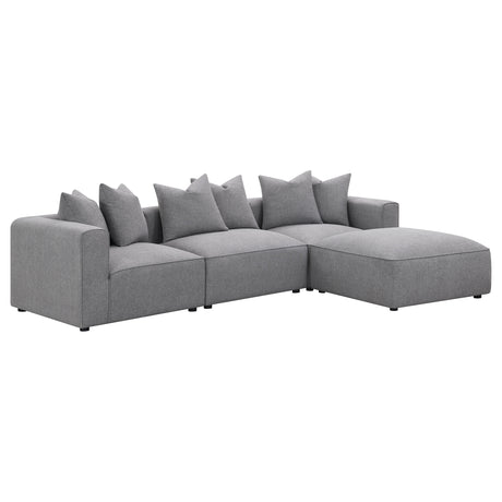 Jennifer Grey Upholstered Corner Chair by Coaster at Eve Furniture