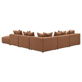 Jennifer Terracotta 6-Piece Upholstered Modular Sectional by Coaster at Eve Furniture