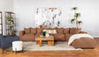 Jennifer Terracotta 6-Piece Upholstered Modular Sectional by Coaster at Eve Furniture