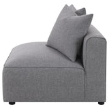 Jennifer Gray Tight Seat Armless Chair