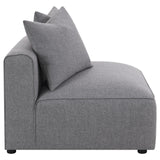 Jennifer Gray Tight Seat Armless Chair