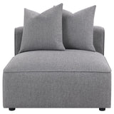 Jennifer Gray Tight Seat Armless Chair