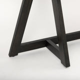 Jennings 54.0L x 16.0W x 29.5H Dark Brown Wood Console Table by Mercana at Eve Furniture