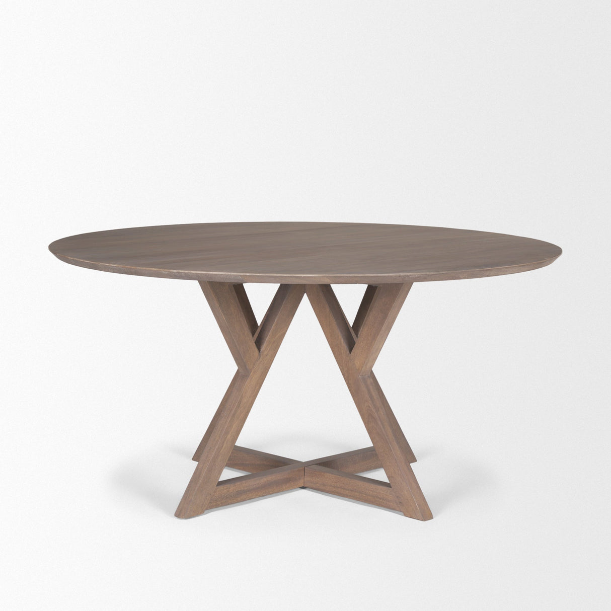 Jennings Light Brown Wood Dining Table by Mercana at Eve Furniture