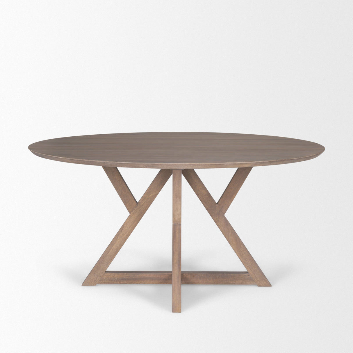 Jennings Light Brown Wood Dining Table by Mercana at Eve Furniture