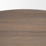Jennings Light Brown Wood Dining Table by Mercana at Eve Furniture