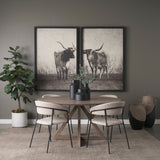 Jennings Light Brown Wood Dining Table by Mercana at Eve Furniture