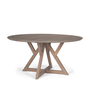 Jennings Light Brown Wood Dining Table by Mercana at Eve Furniture