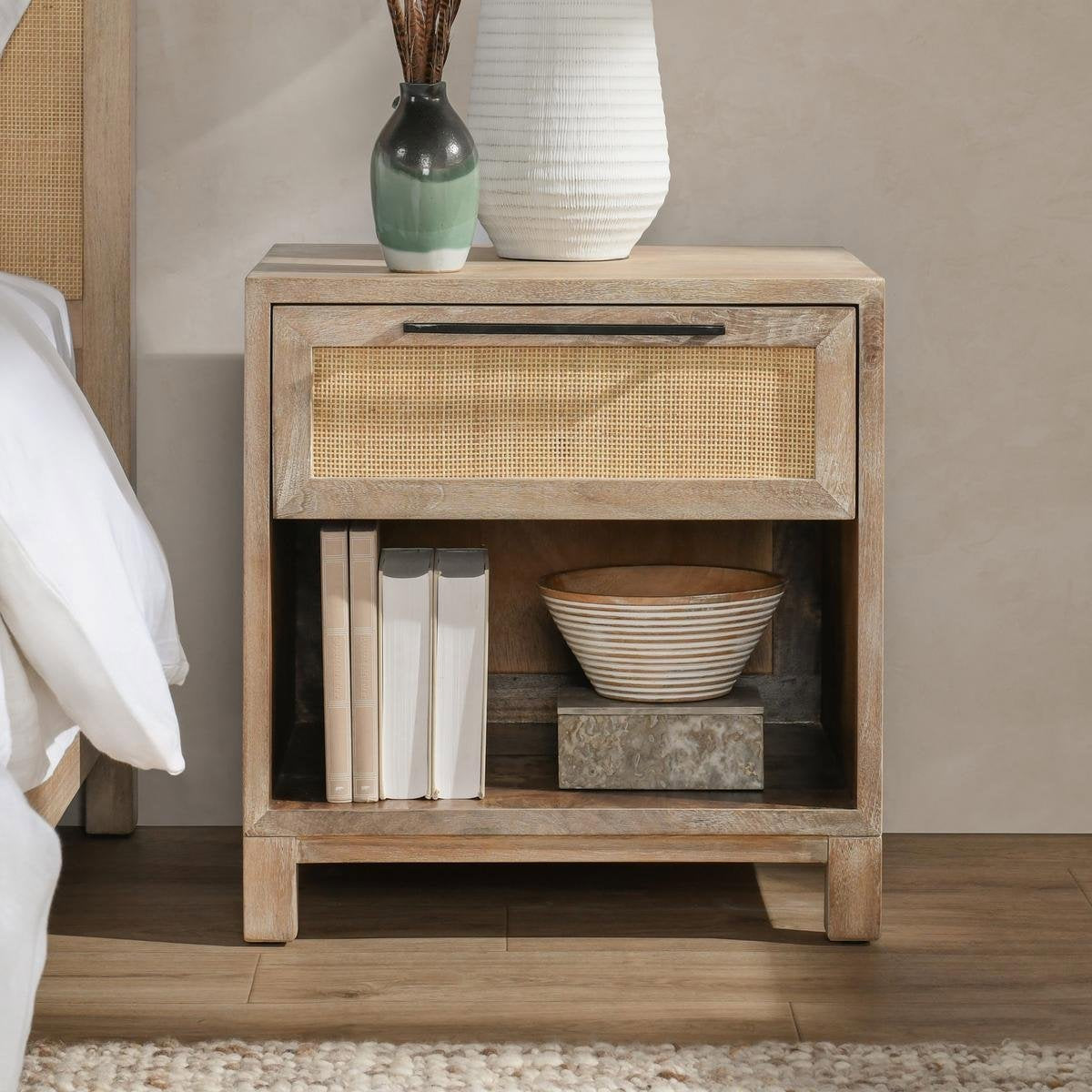 Jensen 1 Drawer Nightstand by Classic Home at Eve Furniture
