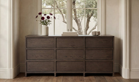 Jenson 9 Drawer Dresser Brown by Moe's Home at Eve Furniture