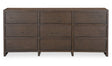Jenson 9 Drawer Dresser Brown by Moe's Home at Eve Furniture