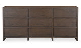 Jenson 9 Drawer Dresser Brown by Moe's Home at Eve Furniture