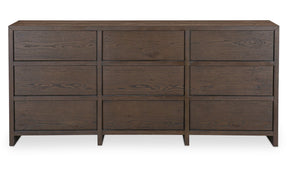 Jenson 9 Drawer Dresser Brown by Moe's Home at Eve Furniture