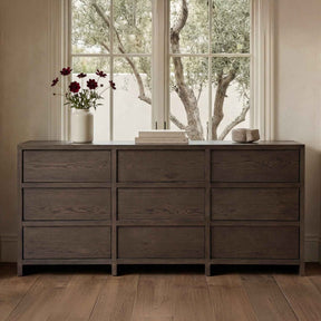 Jenson Brown 9 Drawer Dresser by Moe's Home at Eve Furniture