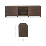 Jenson Brown Media Unit by Moe's Home at Eve Furniture
