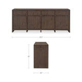 Jenson Brown Sideboard by Moe's Home at Eve Furniture