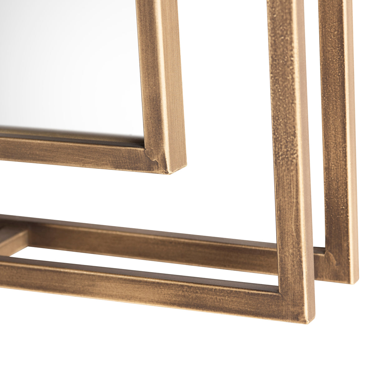 Jenson Gold Wall Mirror by Crestview at Eve Furniture