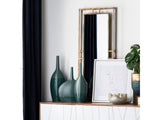 Jenson Gold Wall Mirror by Crestview at Eve Furniture