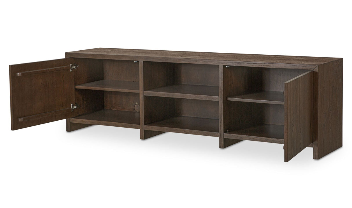 Jenson Media Unit Brown by Moe's Home at Eve Furniture