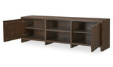Jenson Media Unit Brown by Moe's Home at Eve Furniture