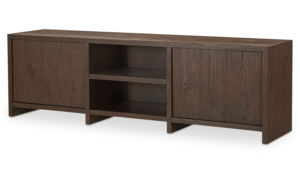 Jenson Media Unit Brown by Moe's Home at Eve Furniture