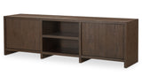 Jenson Media Unit Brown by Moe's Home at Eve Furniture