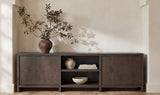 Jenson Media Unit Brown by Moe's Home at Eve Furniture
